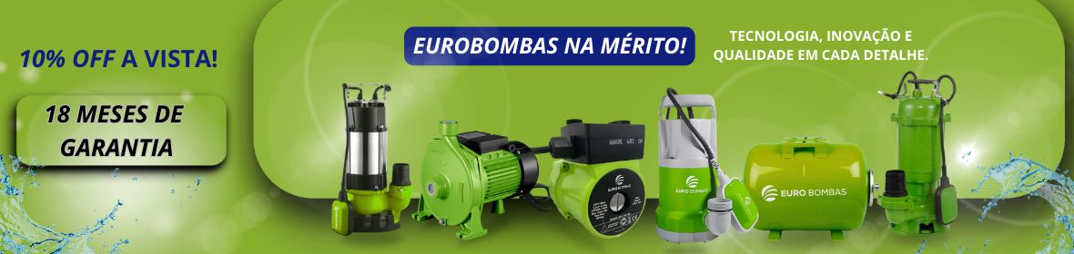 Linha Eurobombas — 10% off à vista